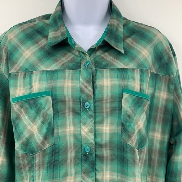 Kuhl Mountain Culture Button Up Top Sz XL - Picture 2 of 5